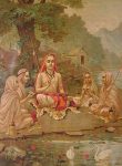 Adi Shankaracharya with disciples